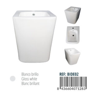 BIDET SUELO CUADRADO BIDE02