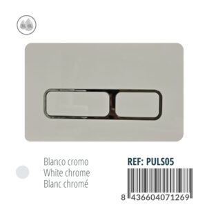 PULSADOR NEGRO CROMO PULS05