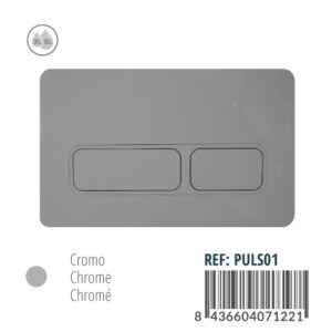 PULSADOR CROMO PULS01